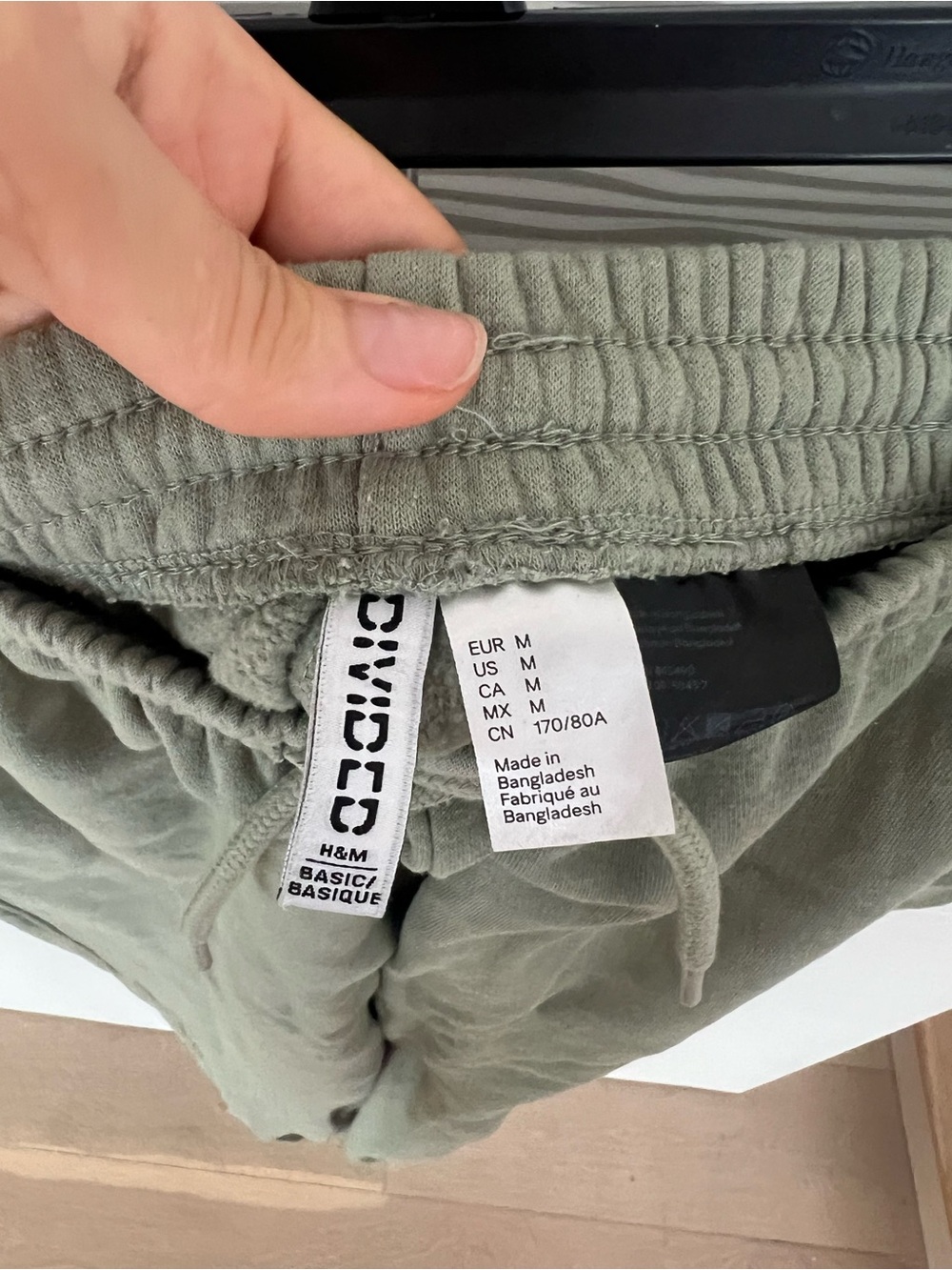Divided Olive Drawstring Joggers - Picture 4 of 4